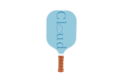 Modern Blue Checkers - Cloud Pickleball